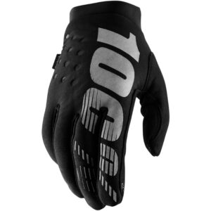 GLOVE WOMAN BRISKER BK/GRY 100%