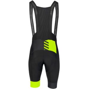 Kratke Hlače z naramnicami F FASHION, s podlogo, Črna-Fluo - Image 2