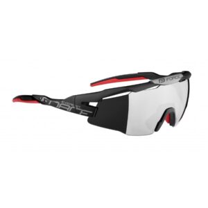 Kolesarska očala Force EVEREST Črna mat, Črna Laser Steklo - Image 1