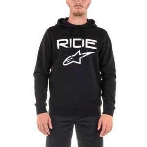 PULOVER ALPINESTARS RIDE 2.0 FLEECE BLACK/WHITE - Image 1