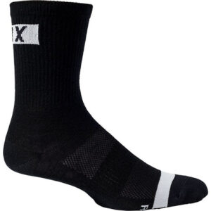 6" FLEXAIR MERINO SOCK [BLK] MTB - Image 1