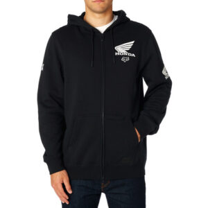 FOX HONDA ZIP FLEECE [BLK]  - Image 1