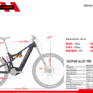 POLNO VZMETENO ELEKTRIČNO GORSKO KOLO INTENSE TAZER MX PRO GREY - Image 3