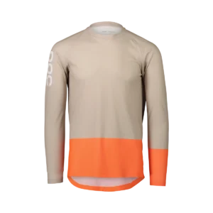 POC MTB PURE LS JERSEY, SIVA/ORANŽNA