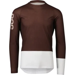 POC MTB PURE LS JERSEY, RJAVA/BELA