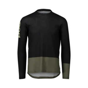 POC MTB PURE LS JERSEY, ČRNA/ZELENA