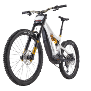 POLNO VZMETENO ELEKTRIČNO GORSKO KOLO TAZER MX PRO CARBON WHITE - Image 4