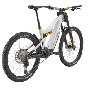 POLNO VZMETENO ELEKTRIČNO GORSKO KOLO TAZER MX PRO CARBON WHITE - Image 6