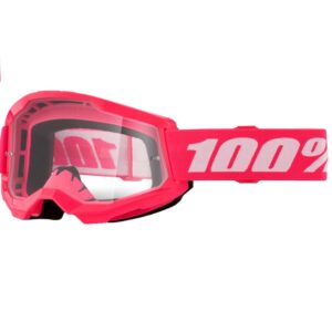 Očala 100% Strata 2 Pink - Clear Lens