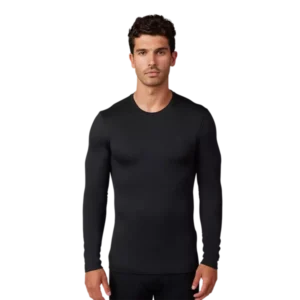 FOX TECBASE TOPLA SPODNJA MAJICA Z DOLGIMI ROKAVI [BLK] - Image 1