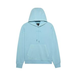 FOX WORDMARK "OVERSIZED" PULOVER S KAPUCO [LT BLU]