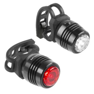 M-Wave svetilka Apollon mini USB, set. sprednja + zadnja