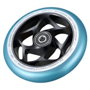 Wheel 120mm Gap Core - Black/Turquoise - Image 1