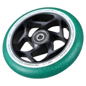 Wheel 120mm Gap Core - Black/Jade - Image 1