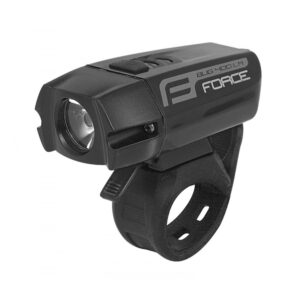 Prednja luč FORCE BUG-400 USB črna